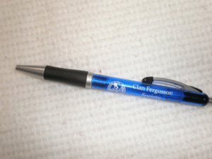 Fergusson crest ball point pens